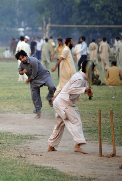 Cricket at Iqbal Park, Lahore