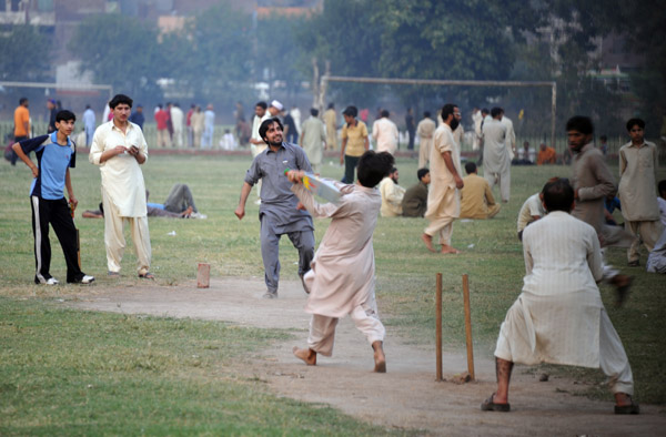 Cricket at Iqbal Park, Lahore