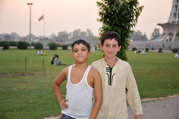 Boys at Iqbal Park