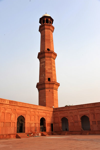 Southeast corner of the Badshahi Mosque