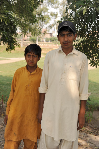 Guys near the Tomb of Noor Jahan