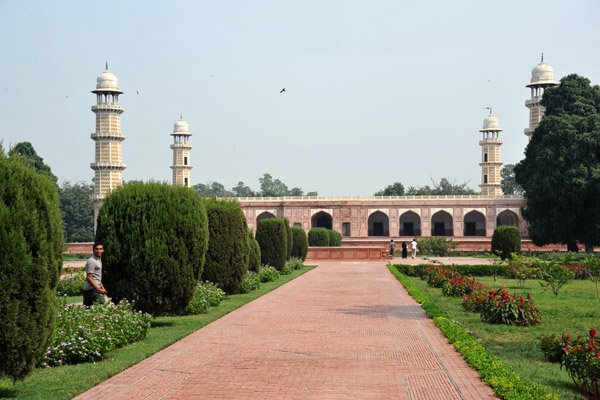 The Tomb of Jahangir was desecrated during the period of Sikh rule and restored by the British starting in 1889