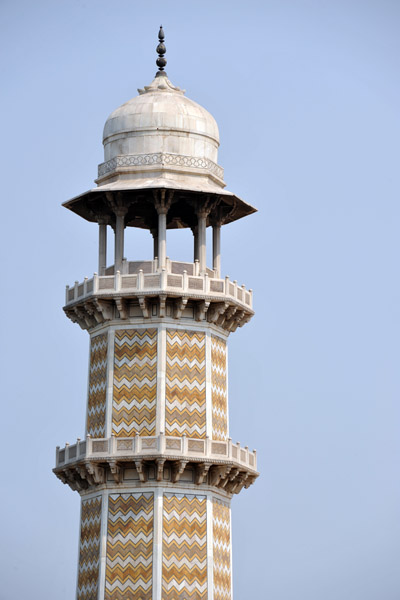 Each of the four minarets is 100 ft tall