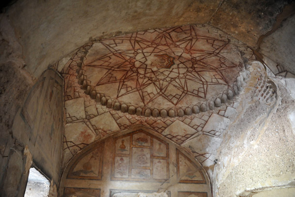 While the central passage and chamber has been immaculately restored, side chambers show deterioration