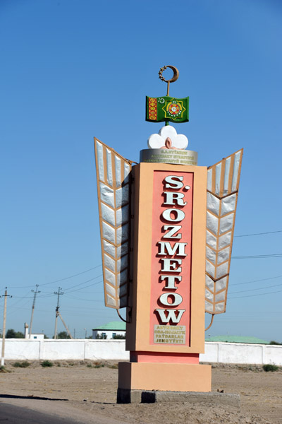 Welcome to Srozmetow, Turkmenistan