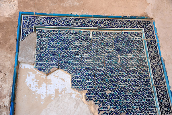 Panel with missing tiles, Nedjameddin Kubra Mausoleum
