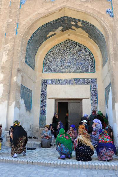 Pilgrims still come to the tomb of Ahmed Ibn Omar Najm-ad-Din al-Kubra al-Khorezmi