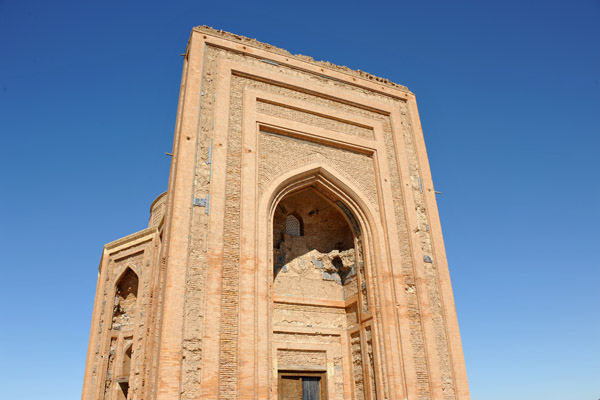 The mausoleum was built in the 14th C. by Kutlug Timur for his wife, Turabeg Khanum