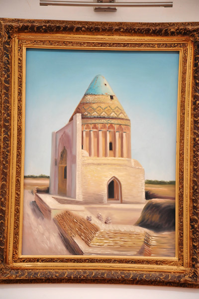 Painting of Konye-Urgench's Sultan Tekesh Mausoleum