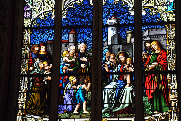Vitrail, Chapelle des Macchabées, Cathédrale Saint-Pierre, Genève