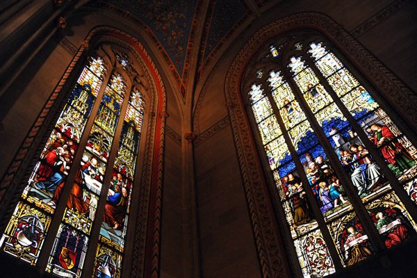 Vitrail, Chapelle des Macchabes, Cathdrale Saint-Pierre, Genve