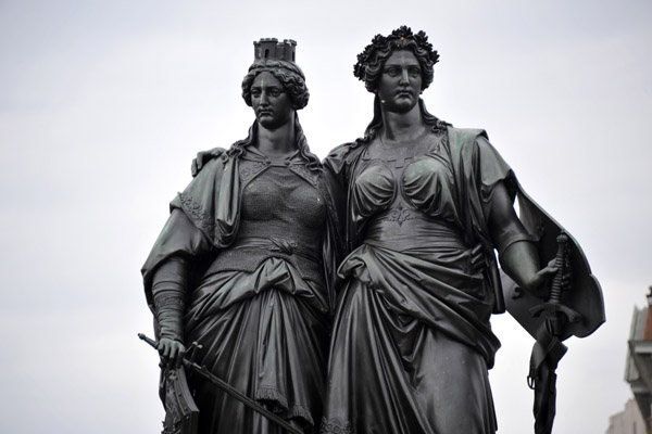 Monument National - The people of Geneva voted to join the Swiss Confederation in 1814