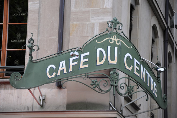 Caf du Centre, Place du Molard, Genve