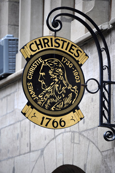Christie's, established 1766 by James Christie (1730-1803)