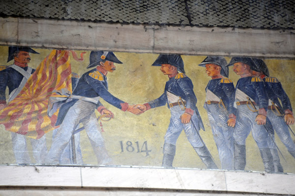 L'ancien arsenal mural, 1814, Genve