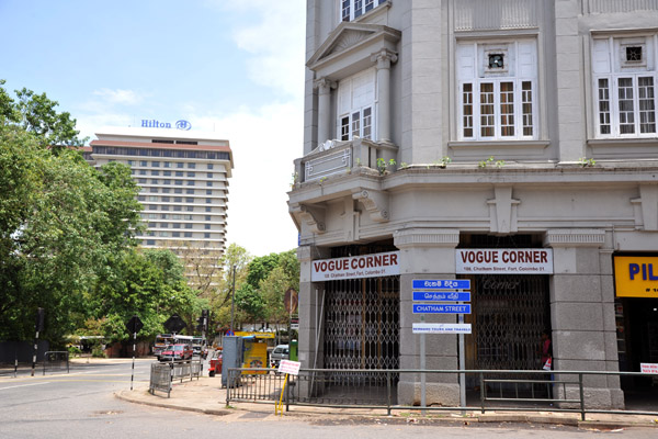 Colombo Hilton in the distance, Fort District