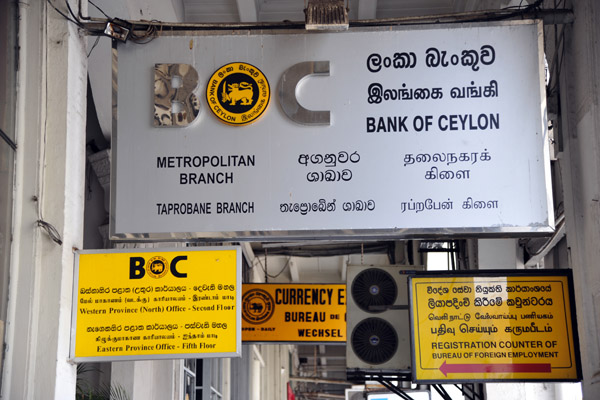 Bank of Ceylon Metropolitan Branch (Taprobane)