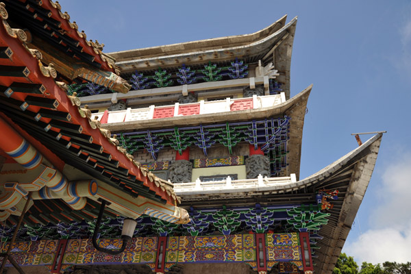 Roof of the new hall of Po Lin Monastery, Lantau Island
