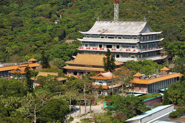 The new Great Hall of Ngong Ping Monastery