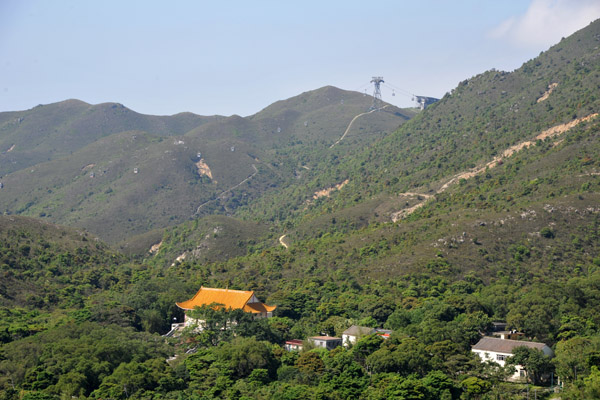 The Ngong Ping Cable Car from Tung Chung