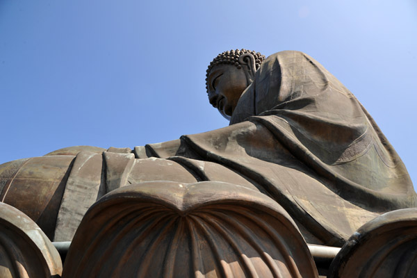 The Tian Tan Buddha, one of the world's largest Buddha images