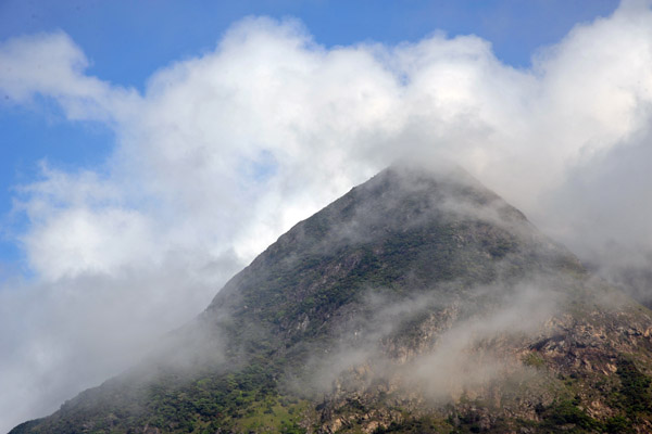 Clouds obscuring the peaks of Lantau Island