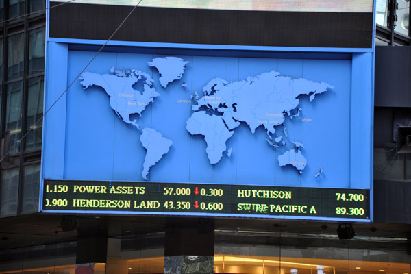 Financial market update - Hong Kong