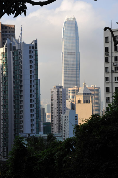 Hong Kong International Finance Center from the Mid-Levels