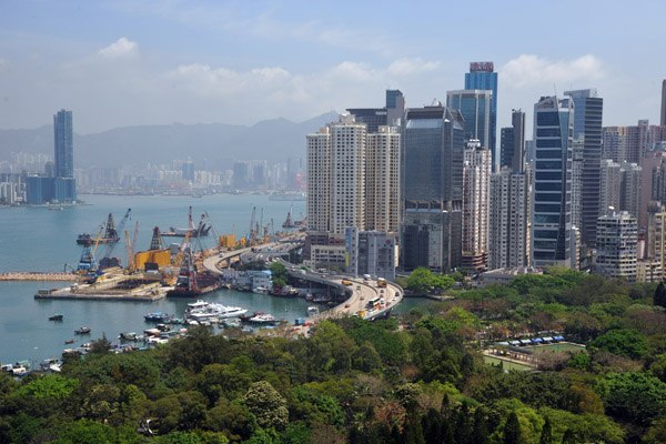 View from the Park Lane Hotel, Causeway Bay