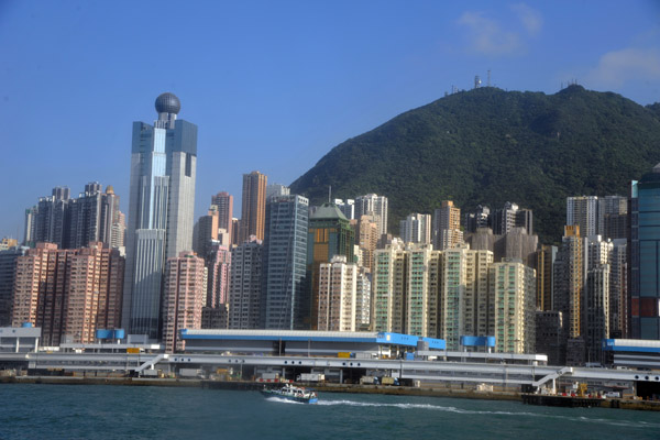 Hong Kong Island from the Lantau Ferry