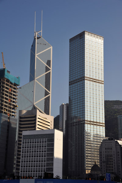 Bank of China Tower and Cheung Kong Center