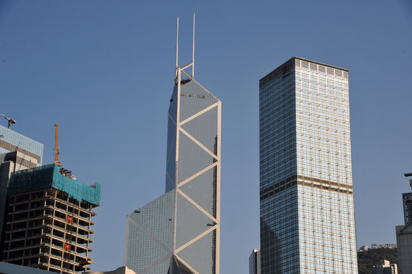 Bank of China Tower and the Cheung Kong Center, Hong Kong