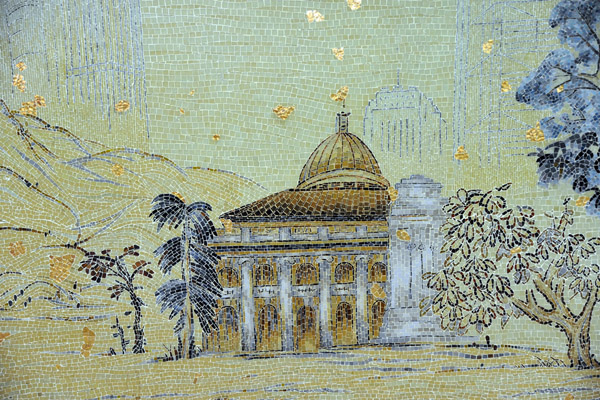 Mosaic in the Hong Kong Metro - Central Station - Government House