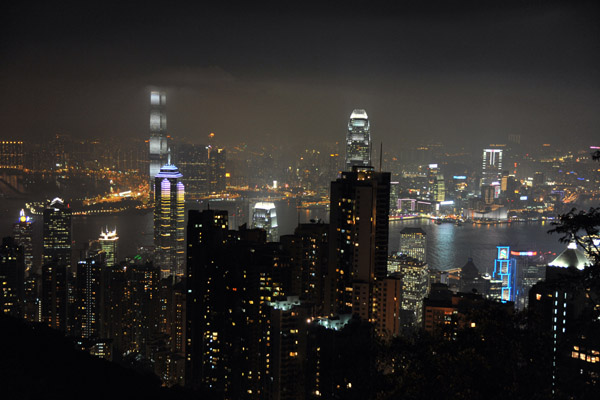 Night falls - The Peak, Hong Kong