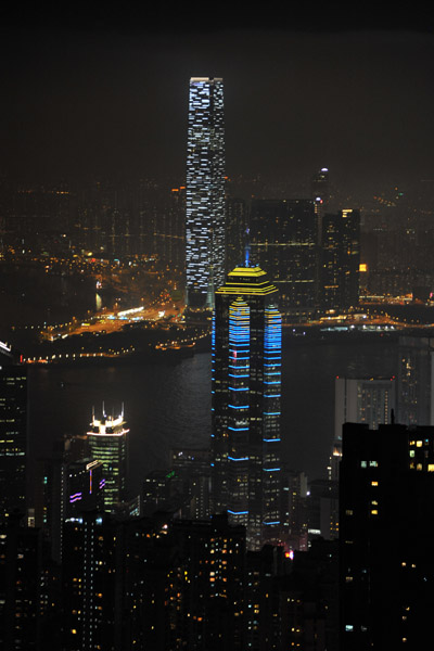 View from the Peak Tower at night
