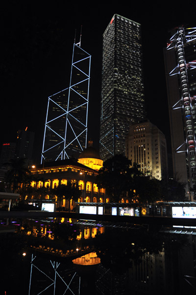 Hong Kong Legislature at night