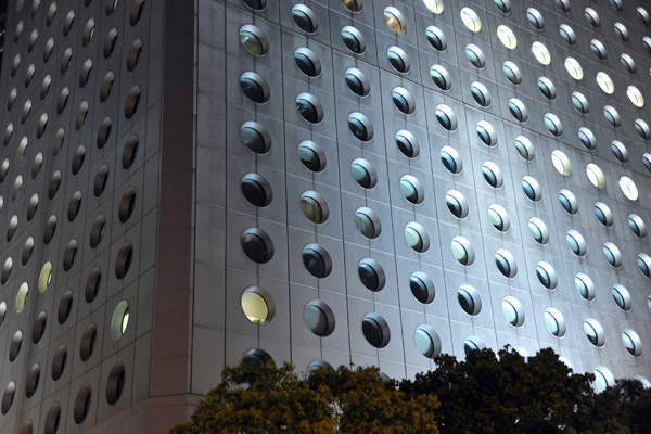 Jardine House at night, Hong Kong