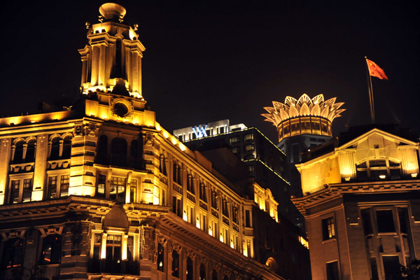 Former Union Insurance Society, The Bund at night, Shanghai