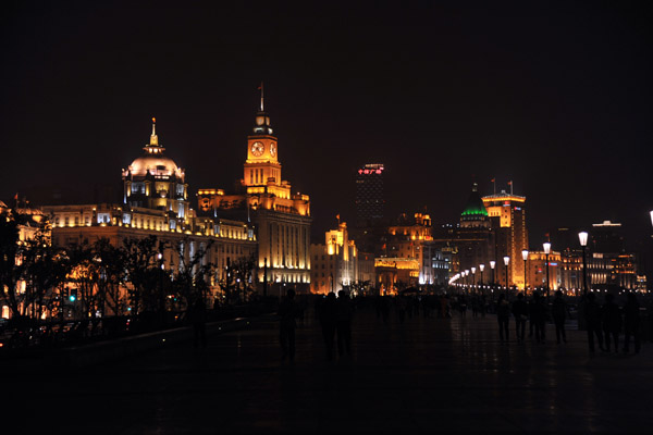The south end of the Bund at night - Shanghai