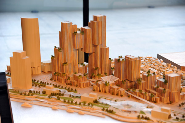 Model of the Shanghai Bund 8-1 Project - Jumeirah Himalayas