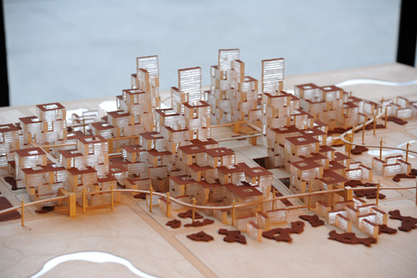 Model of Stereoscopic HITEC City, Langfang - Hebei