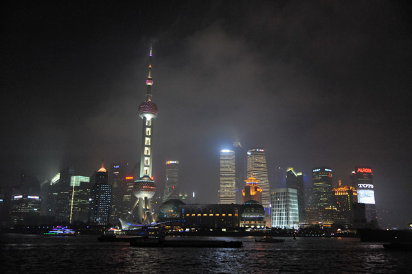 Pudong and the Orient Pearl TV Tower from the Bund 