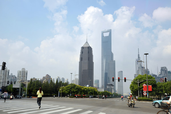 The Shanghai World Financial Center with World Plaza 