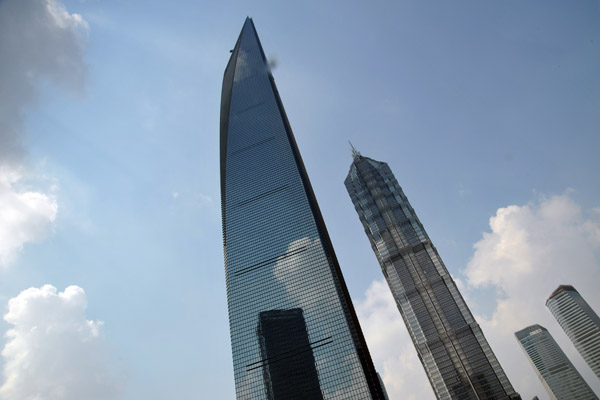 A different view of the Shanghai World Financial Center
