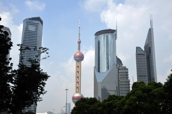 IFC, Orient Pearl, Lujiazui; Shanghai-Pudong