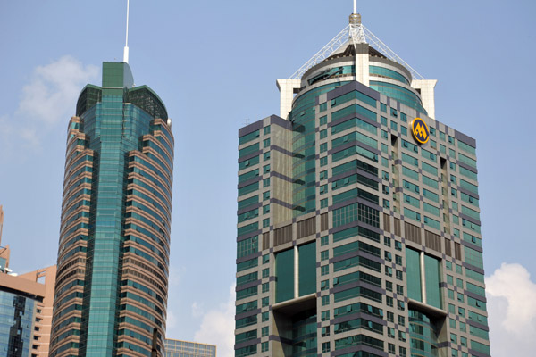 World Finance Tower and China Merchants Tower (right)
