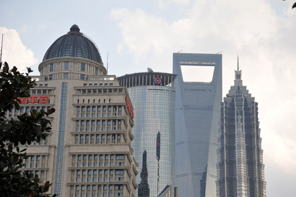 Towers of the Lujiazui Financial District, Shanghai-Pudong