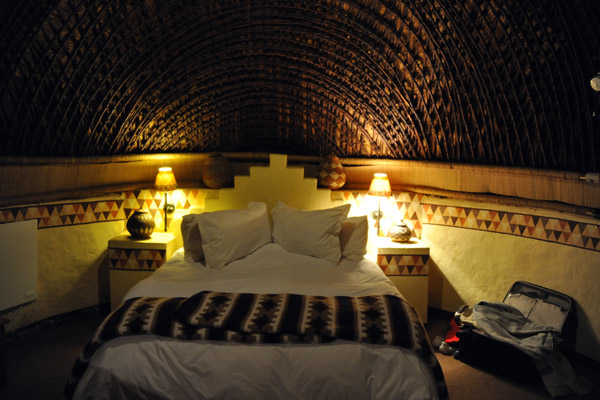 Accommodation in the Zulu Village, Lesedi