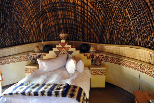 Accommodation in the Zulu Village, Lesedi