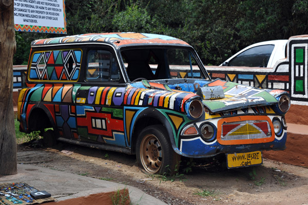 Lesedi Cultural Village is around 15 minute north of Lanseria Airport 